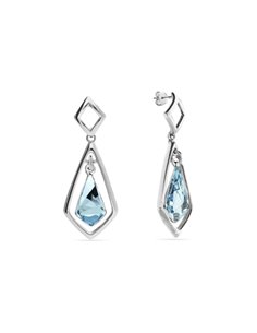 Trapeze Earrings Aquamarine