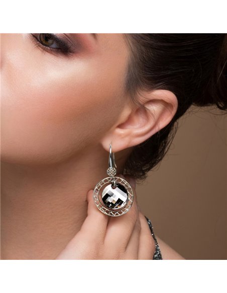 Ajour Earrings Crystal