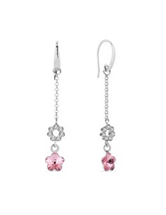 Boucles d'Oreilles Flores Light Rose