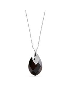 Collier Silver Drop Jet