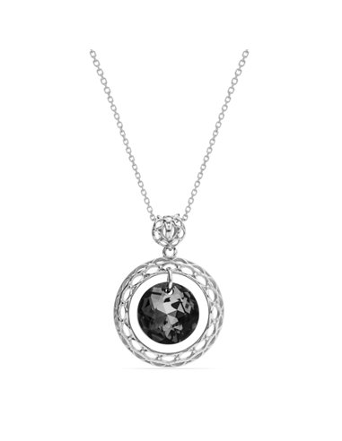 Collier Ajour Circle Grande Silver Night