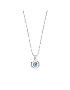Punct Necklace Aquamarine