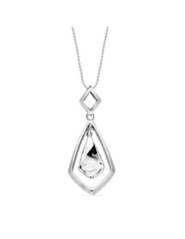 Trapeze Grande Necklace Crystal