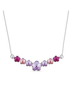 Bouquet Necklace Violet