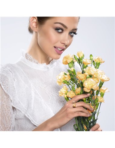 Pierścionek Pearl Gold Light Gold