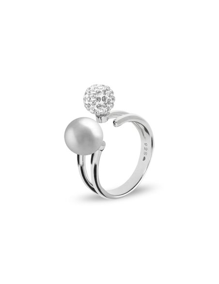 Pearl Ring Light Grey