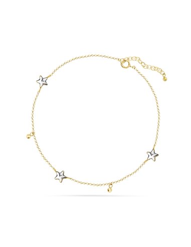 Ankle Bracelet Vilo Crystal Gold