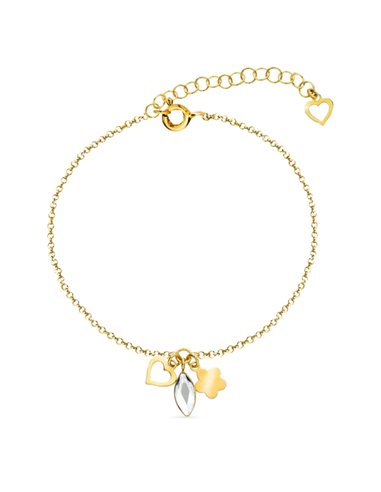 Serenity Bracelet Crystal Gold
