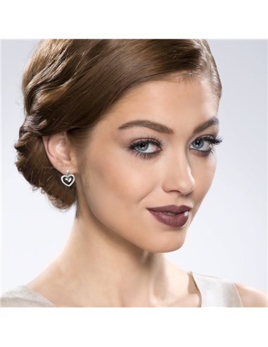 Boucles d'Oreilles Amour Crystal