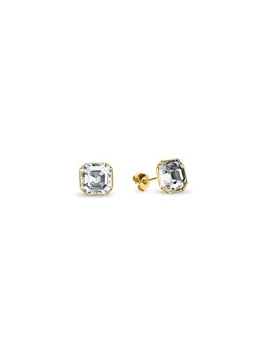 Imperial Studs Crystal Gold