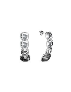 Imperial Earrings Crystal Silver Night