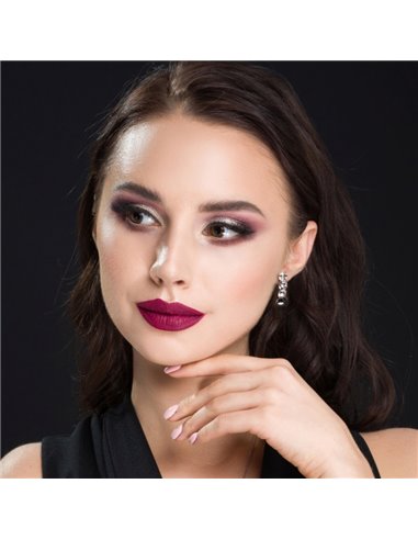 Imperial Earrings Crystal Silver Night