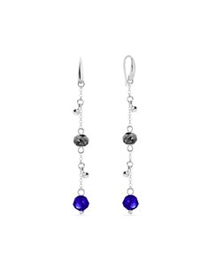 Boucles d'Oreilles Aura Majestic Blue
