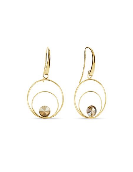 Kolczyki Glory Golden Shadow Gold