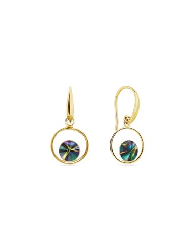 Boucles d'Oreilles Fame Rainbow Dark Gold