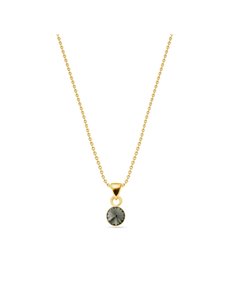 Collier Glee Black Diamond Gold