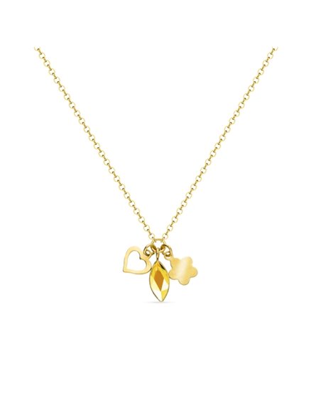 Naszyjnik Serenity Sunflower Gold