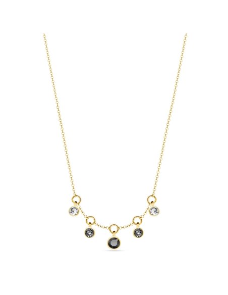 Brio Necklace Silver Night Gold