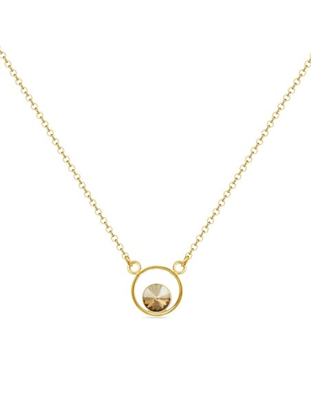 Fame Necklace Golden Shadow Gold