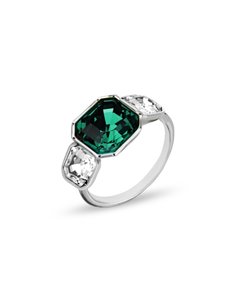 Bague Imperial Trio Crystal Emerald