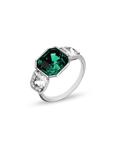 Imperial Trio Ring Crystal Emerald