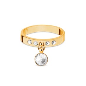 Glee Ring Crystal Gold