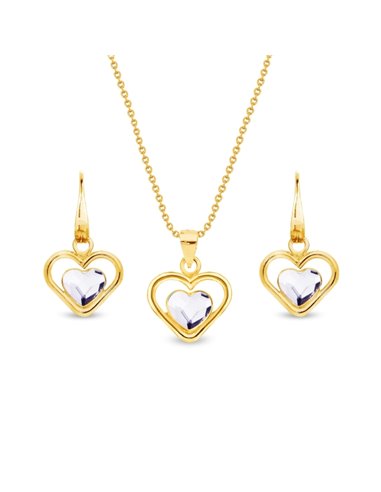 Komplet biżuterii Sweetheart Gold