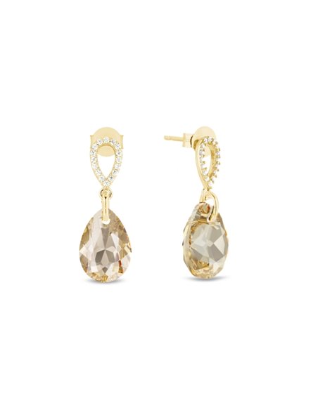 Birne Earrings Golden Shadow