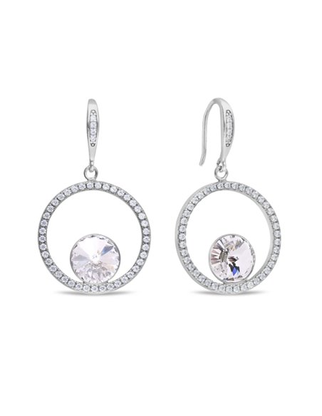 Boucles d'oreilles Orbita Crystal