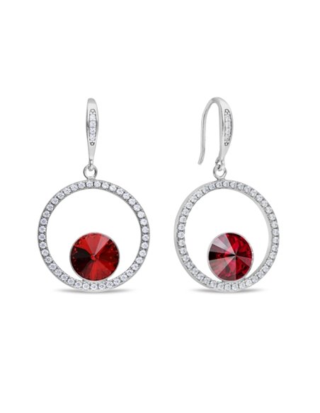 Boucles d'oreilles Orbita Scarlet