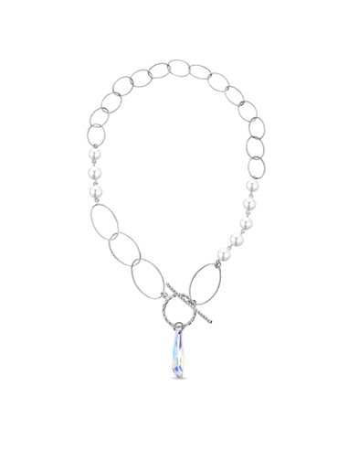 Crystalactite Necklace N6017AB8W