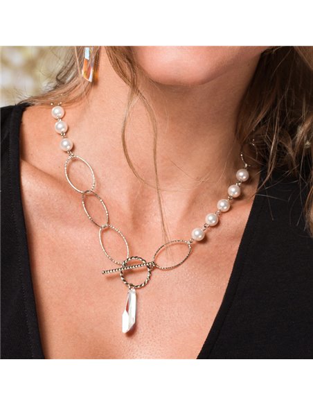 Crystalactite Necklace N6017AB8W