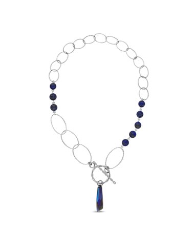 Naszyjnik Crystalactite z lapis lazuli