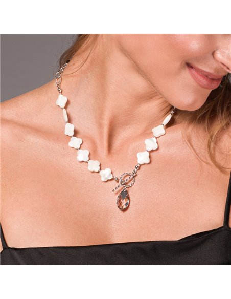 Naszyjnik Clover Silver