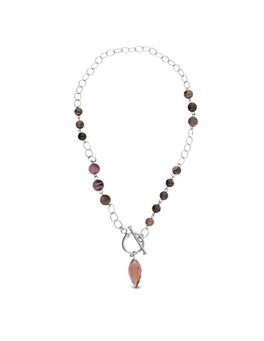 Collier Rhodonite 