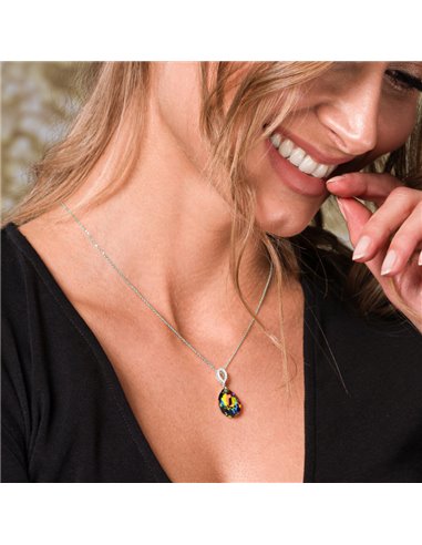 Birne Necklace Vitrail Medium