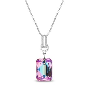 Octagon Necklace Vitrail Light