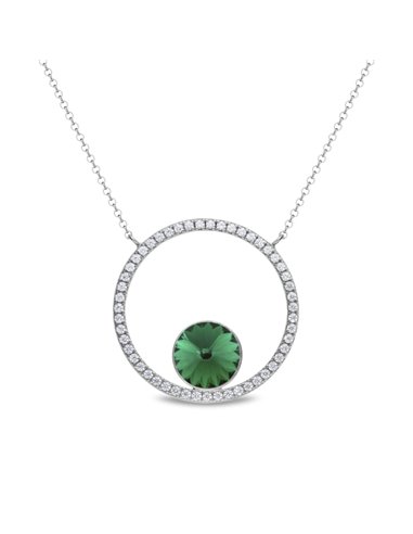 Orbita Necklace Emerald