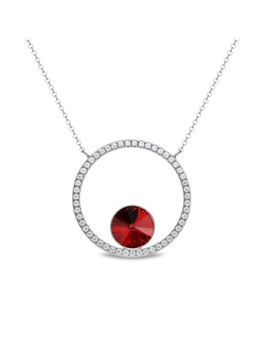 Orbita Necklace Scarlet