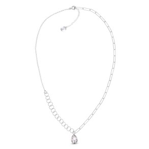 Collier Baroque Crystal Silver