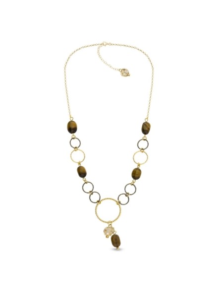 Collier Delicado avec l'oeil de tigre