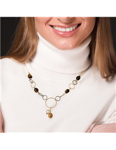 Delicado Necklace with tiger eye 2