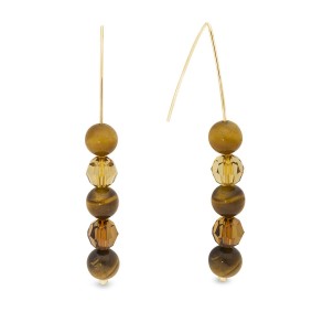 Kolczyki Almeria Tiger Eye