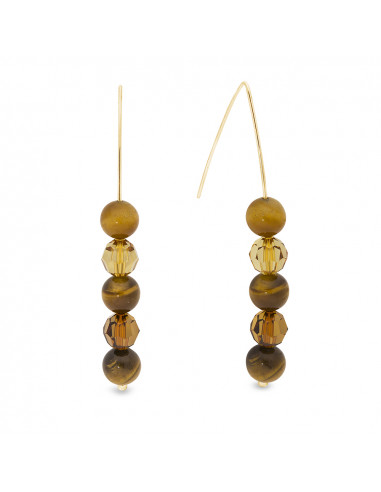 Kolczyki Almeria Tiger Eye