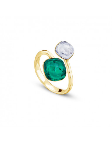 Fantasy Gold Emerald Ring