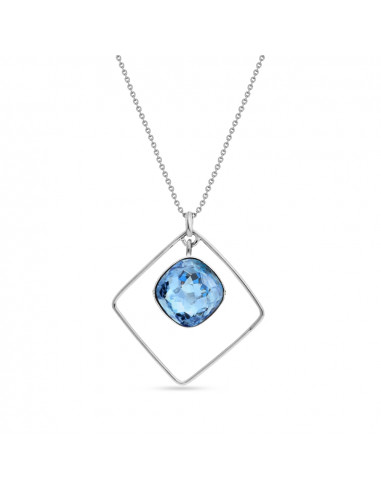 Collier Fantasy Square Aquamarine