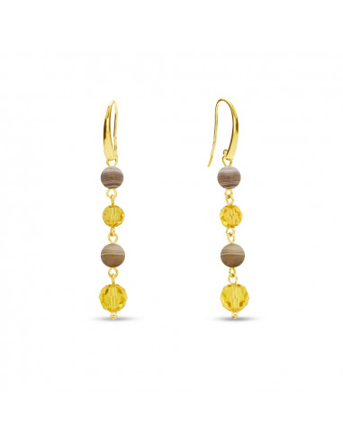 Marbella Botswana Agat Earrings