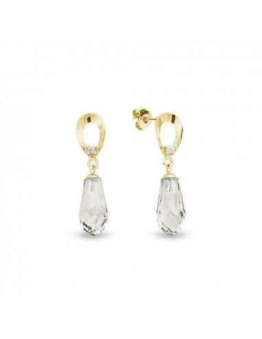 Abella Gold Silver Shade Earrings