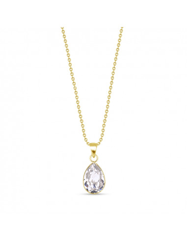 Baroque Gold Crystal Necklace