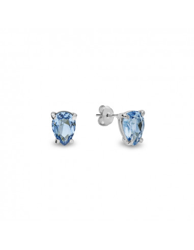 Pariso Small Studs Aquamarine